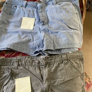 Shorts in various sizes marked on each